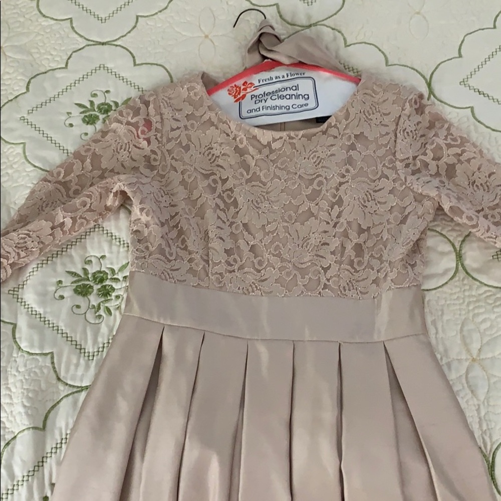 Plain Beige Dress